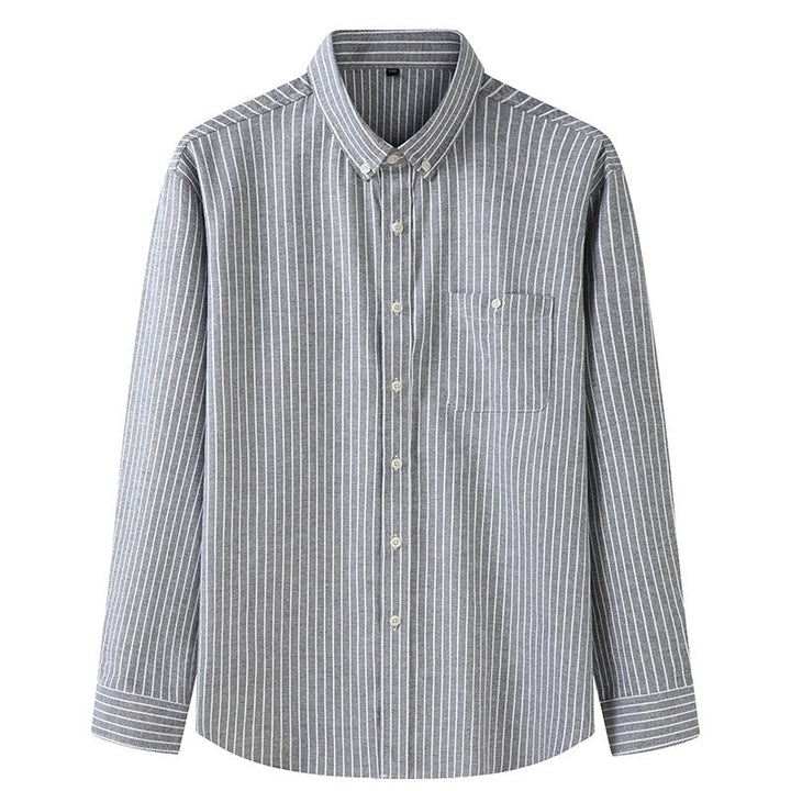 Chemise rayée à manches longues pour homme - Darel