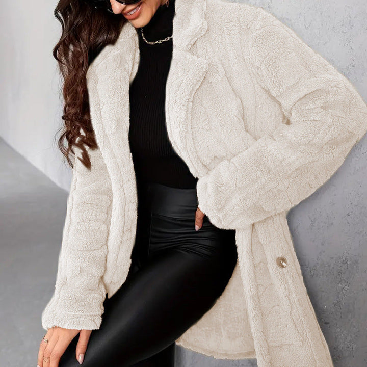 Manteau polaire oversize pour femme - Thania