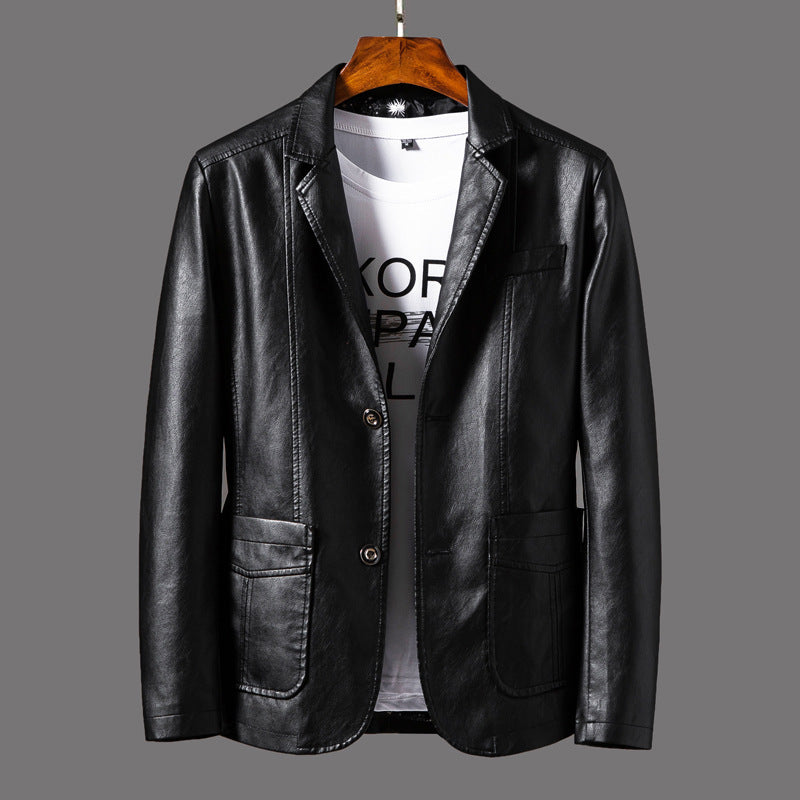 Veste effet cuir lisse homme - Maël