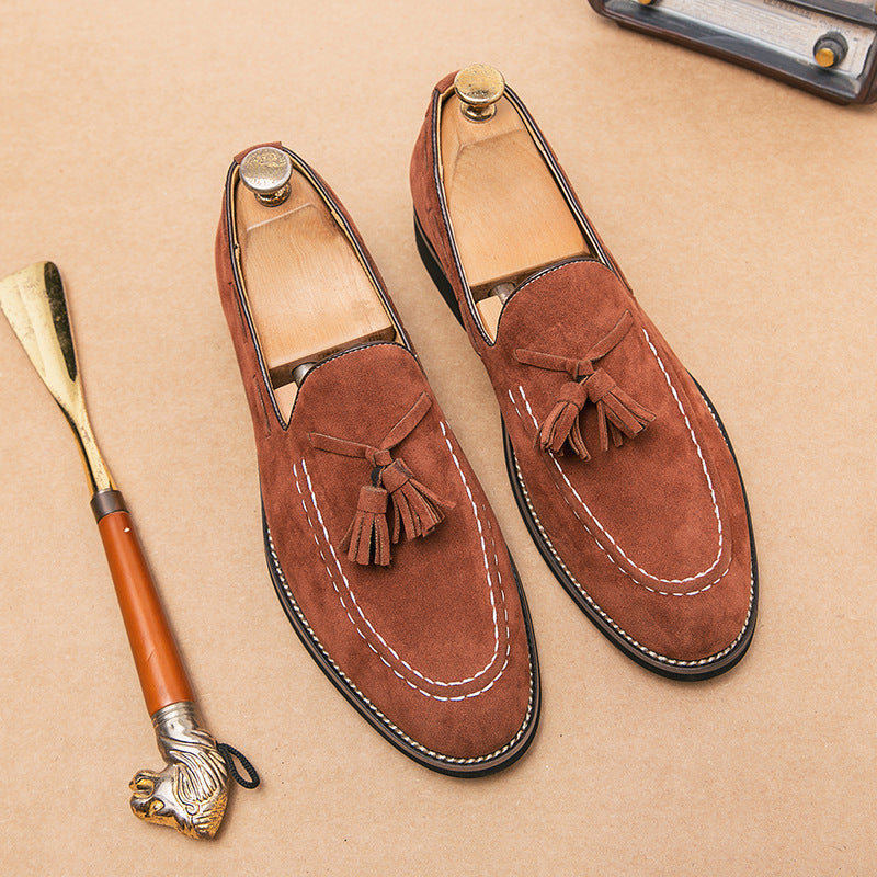 Mocassins à glands en suédine pour hommes - Marven