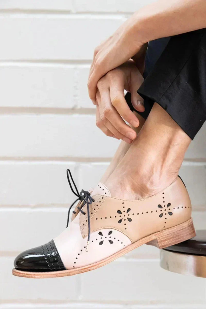 Chaussures oxford à lacets pour femmes au design élégant - Désirée