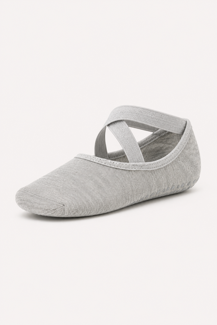 Chaussettes antidérapantes pour le yoga et le pilates avec bandes croisées - Klara