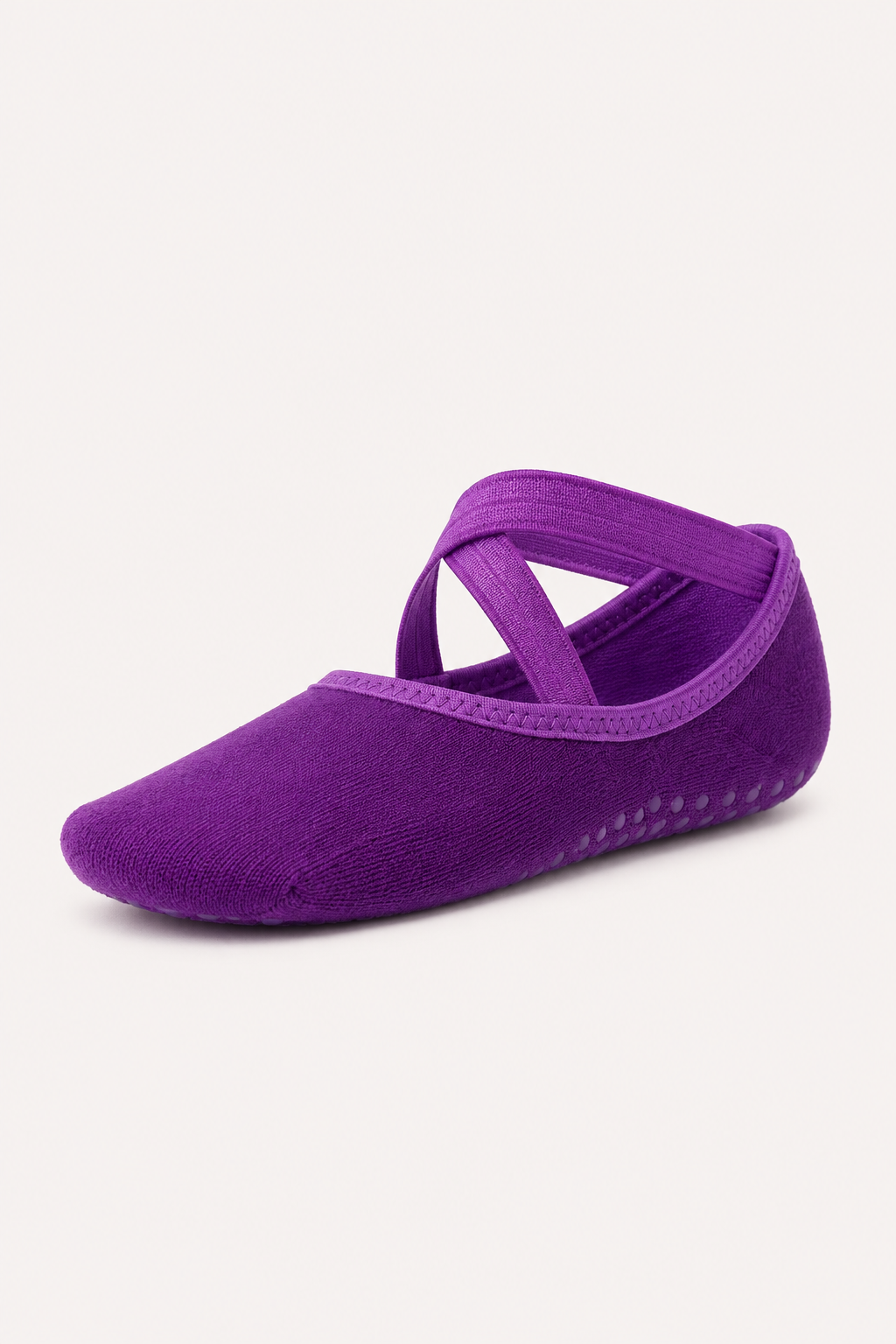 Chaussettes antidérapantes pour le yoga et le pilates avec bandes croisées - Klara