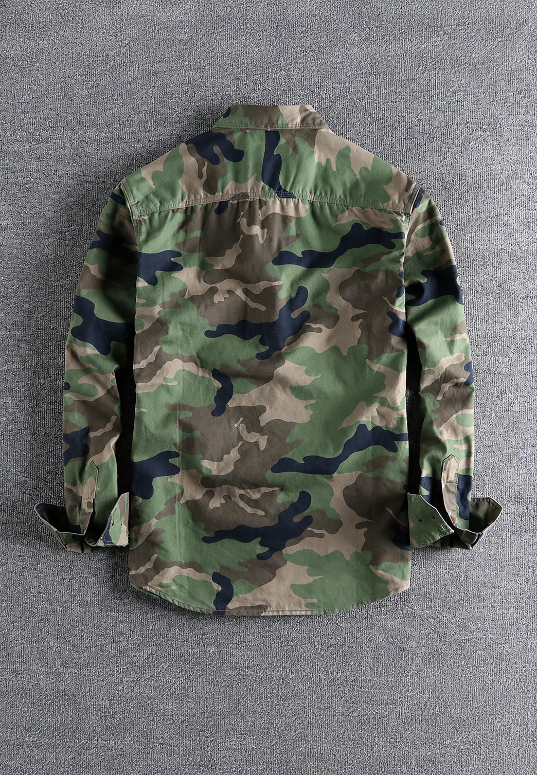 Chemise camouflage pour homme à manches longues avec poche poitrine - Orsen