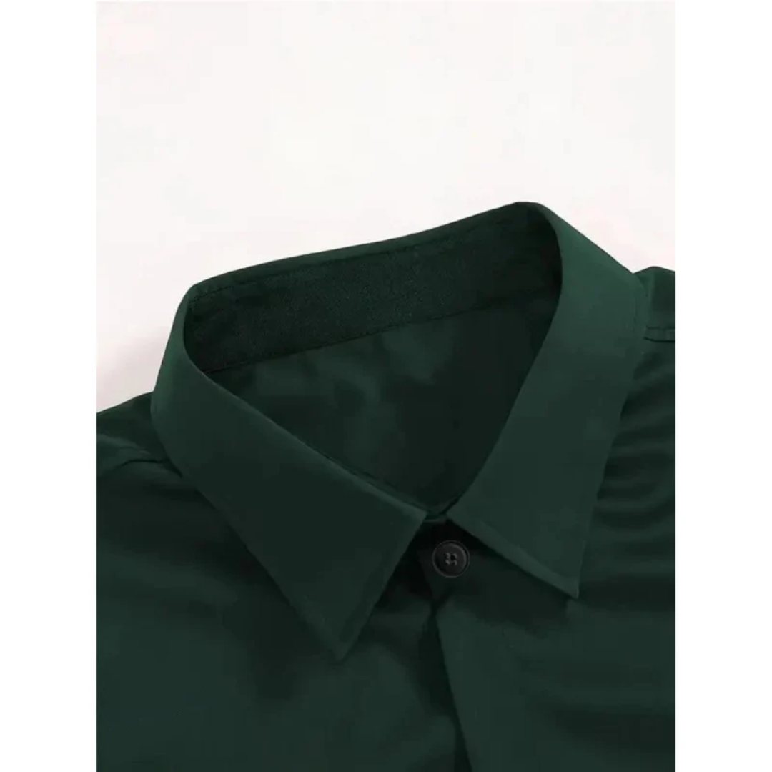 Chemise homme à manches longues, coupe slim, col classique - Heinrich