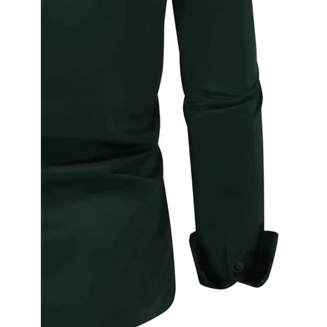 Chemise homme à manches longues, coupe slim, col classique - Heinrich