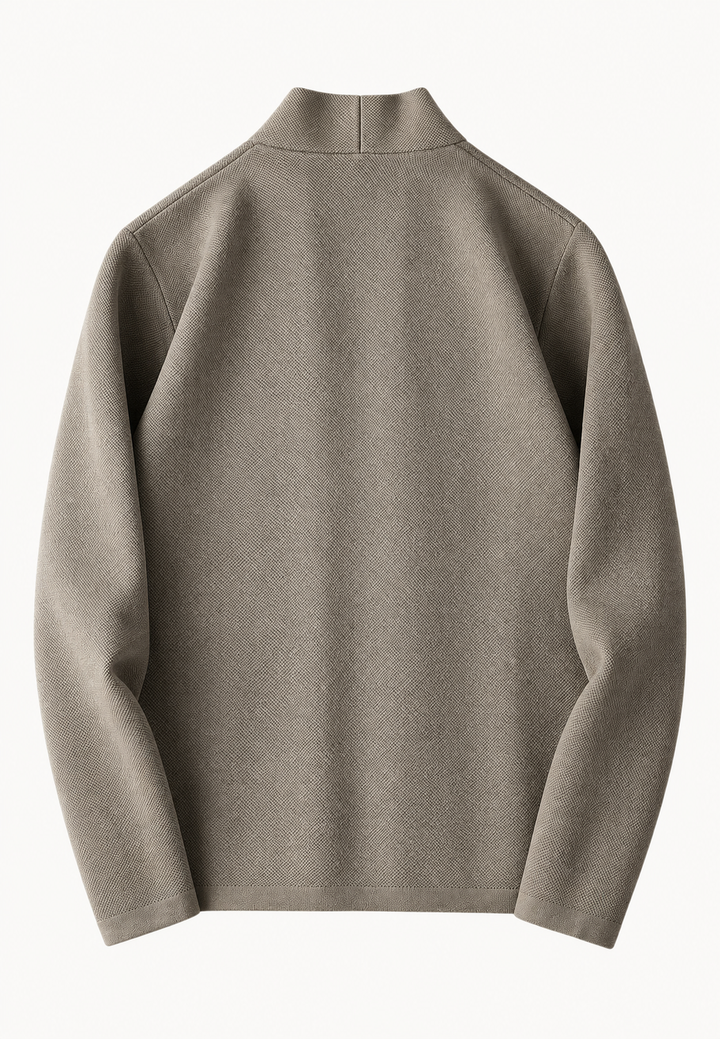 Élégant cardigan en maille avec boutons et col châle - Salvatore