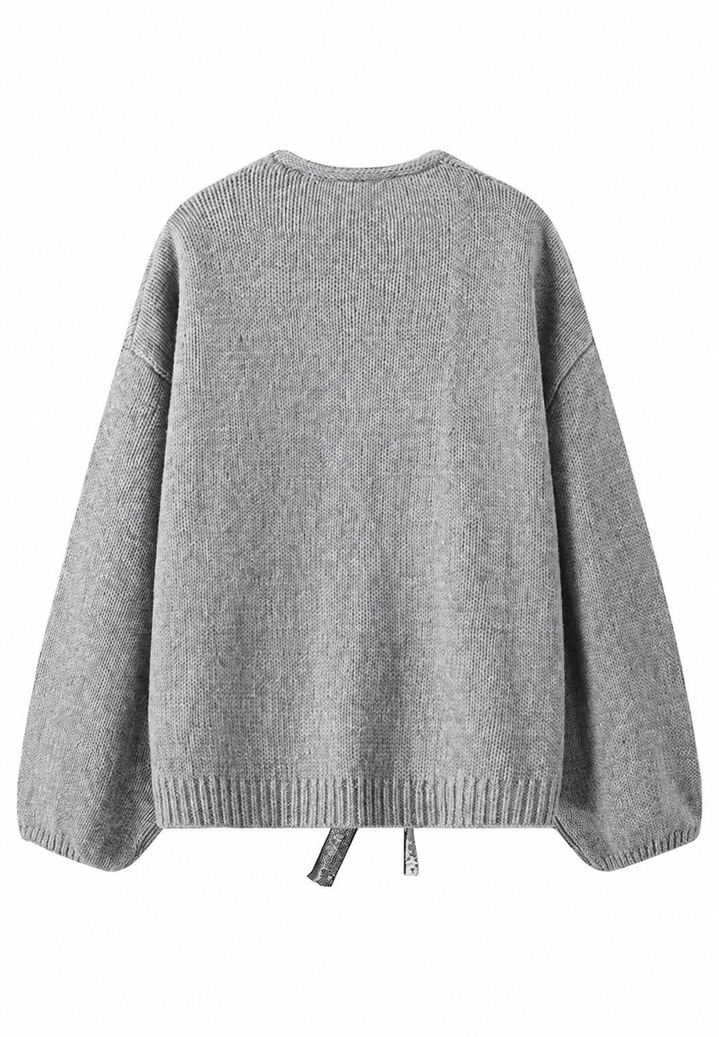 Cardigan femme en maille à nœuds brillants, encolure en V - Coronas