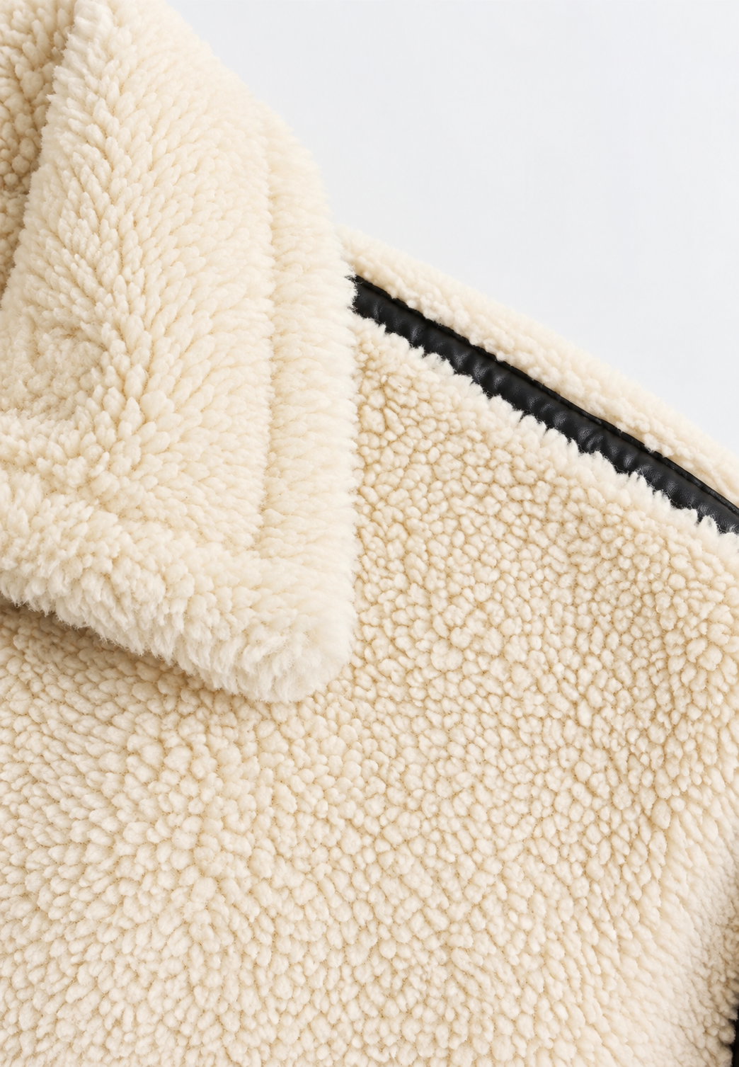 Blouson sherpa pour femme avec zip - Ottilie