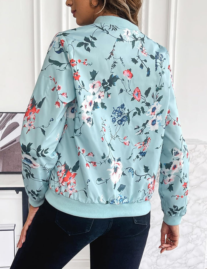 Blouson bomber court pour femme, finition satinée - Vianne