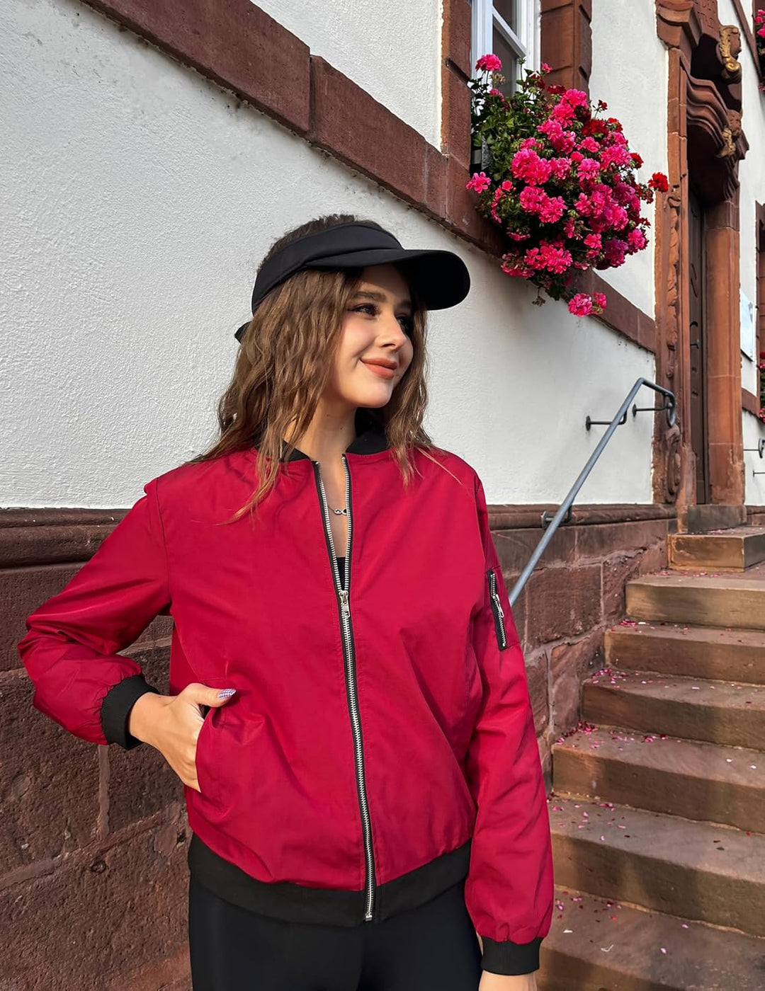 Blouson bomber court pour femme, finition satinée - Vianne