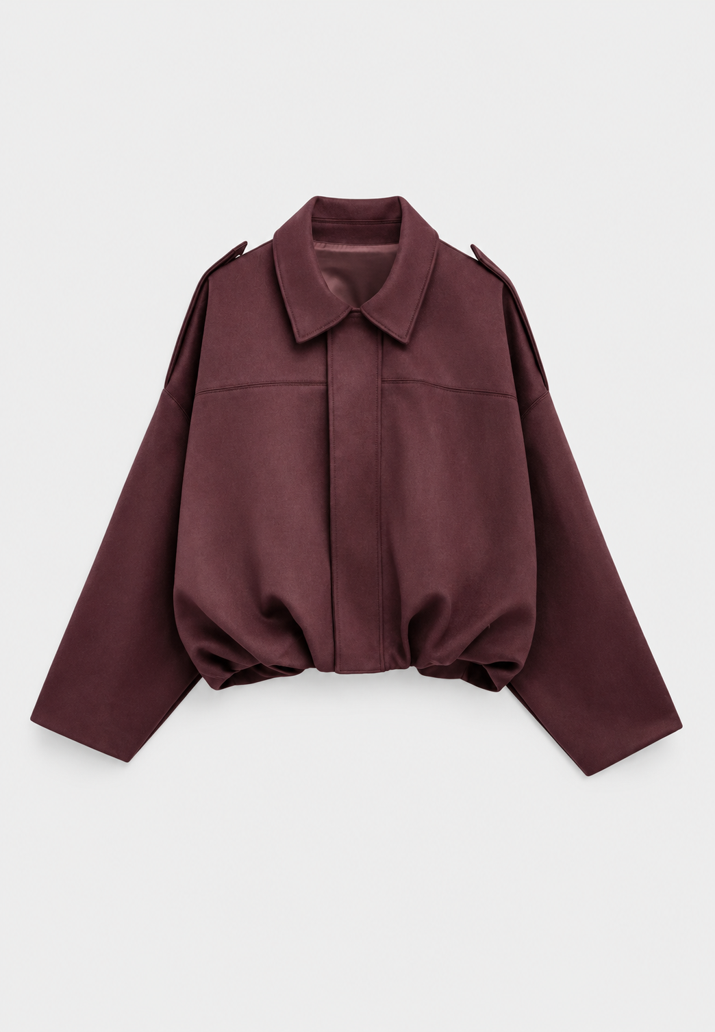 Veste courte pour femme effet daim à col chemise - Azucena