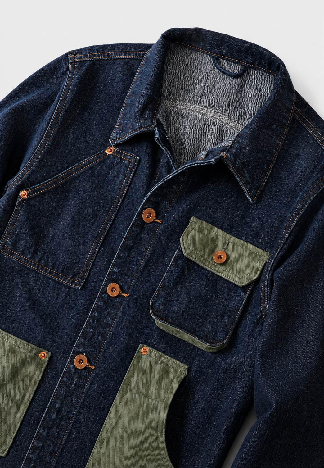 Veste en jean décontractée à multiples poches - Kilyan