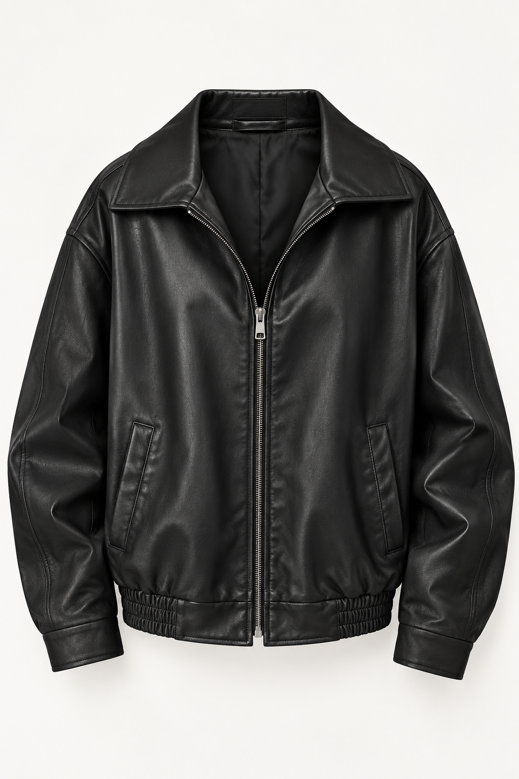 Veste oversize effet cuir pour femme, bas élastiqué - Alizée