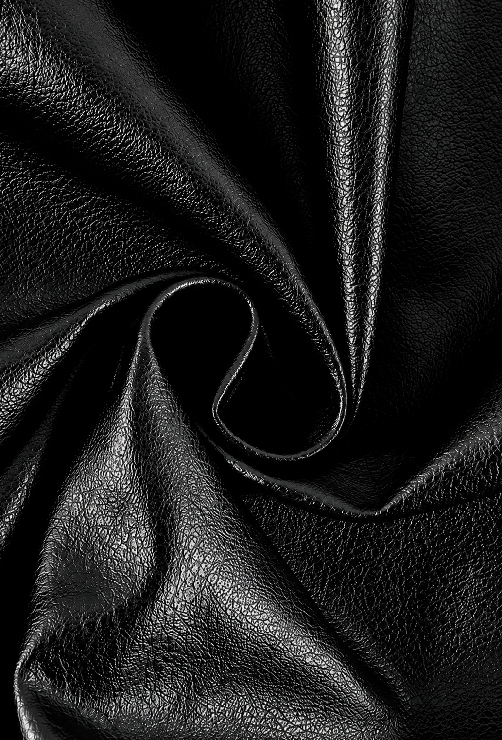 Blouson bomber femme effet cuir à col montant et zip - Sienna