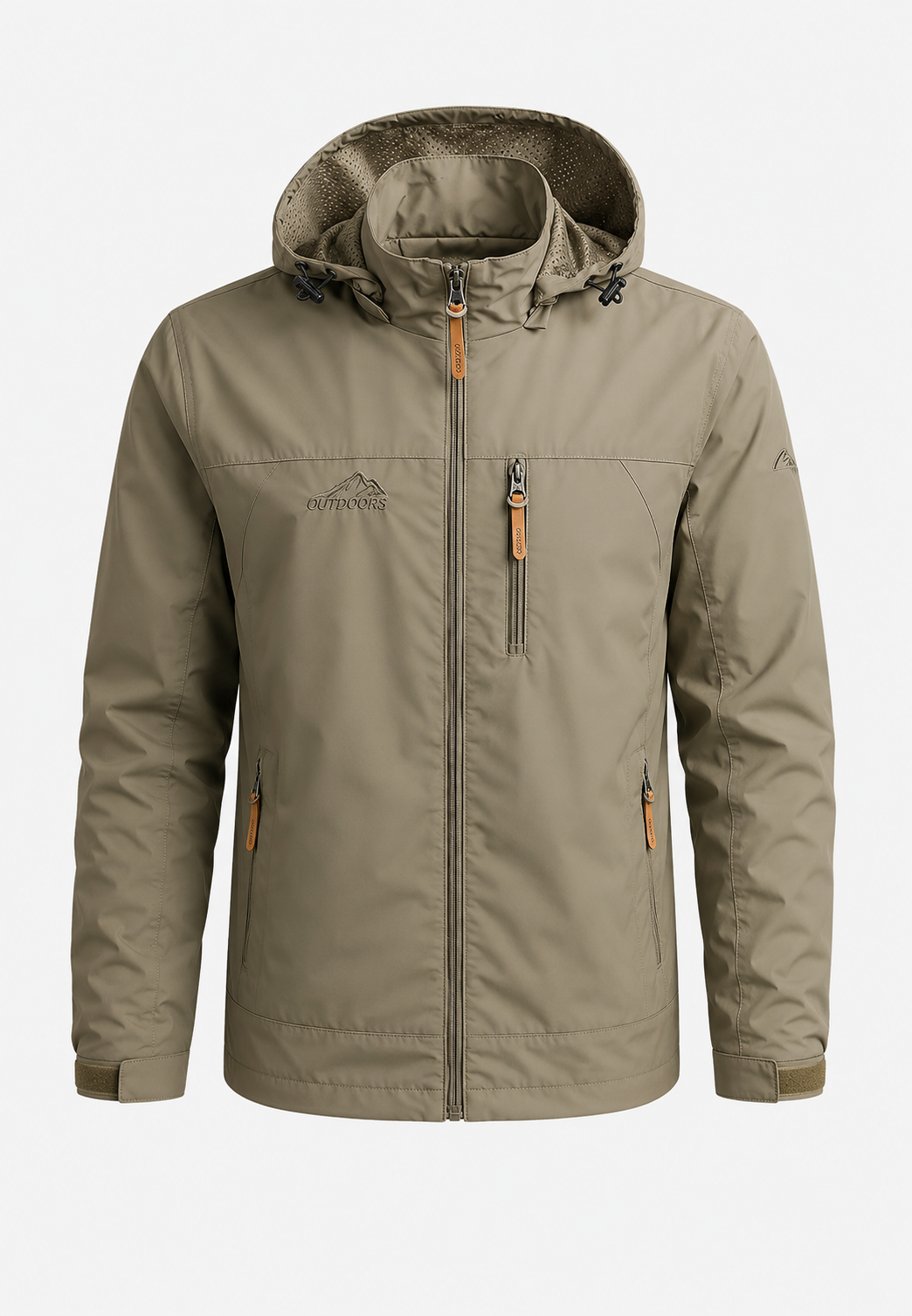 Veste coupe-vent imperméable à capuche pour homme - Jost