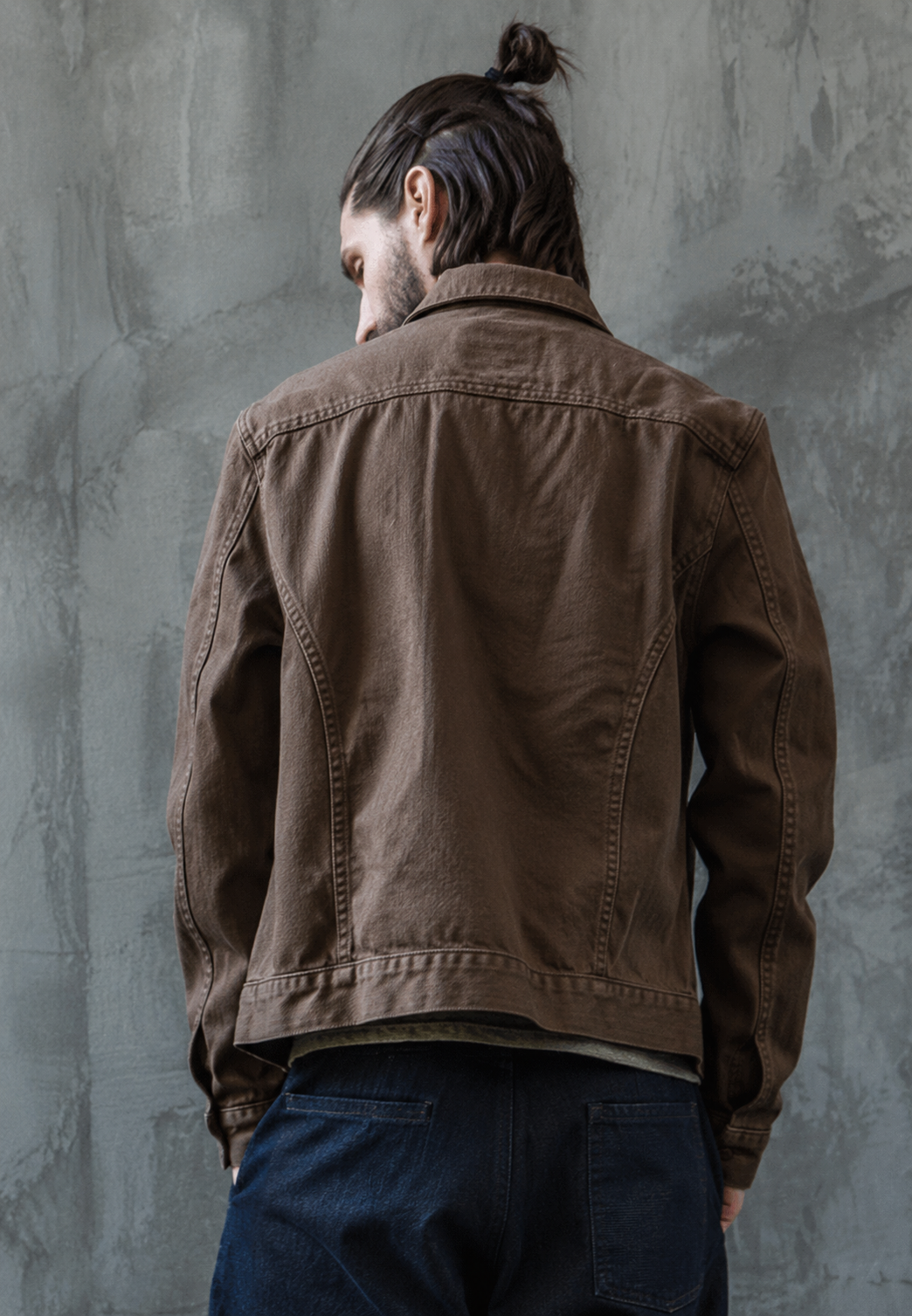 Veste de travail pour homme, effet délavé, poches avant - Arvid