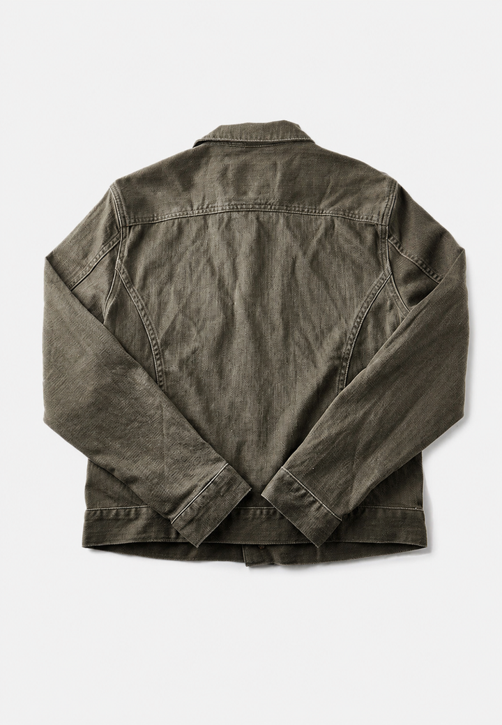Veste de travail pour homme, effet délavé, poches avant - Arvid