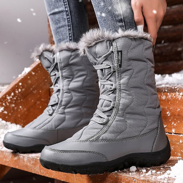 Bottes de neige pour femmes à effet matelassé - Ylvina