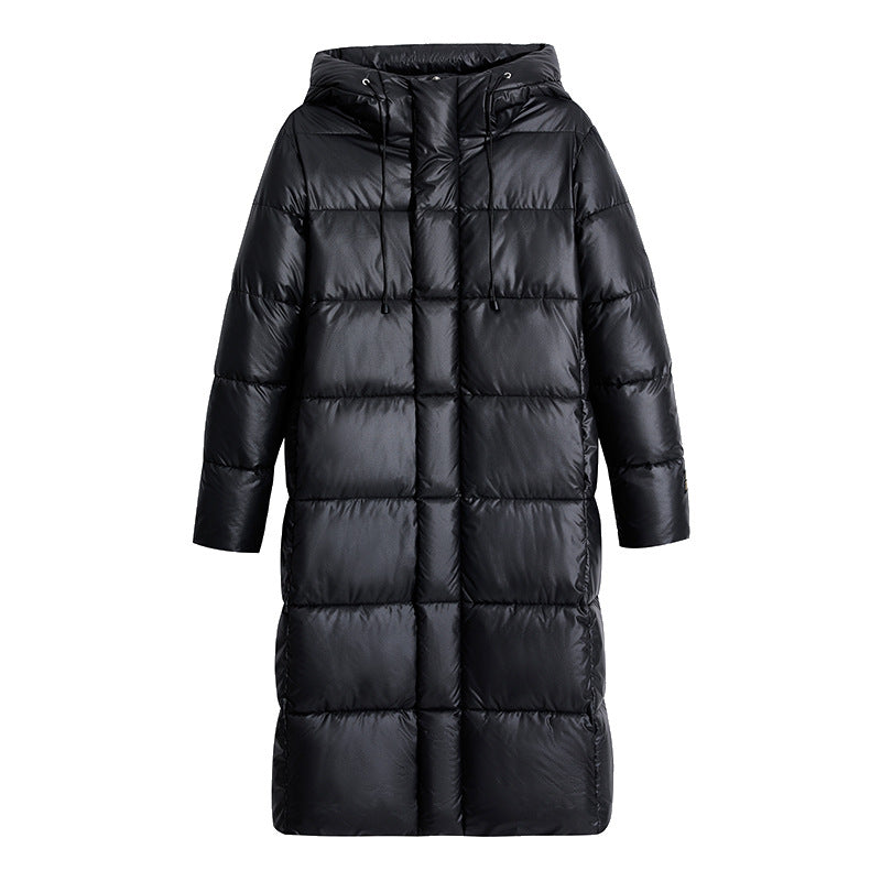 Veste longue à effet matelassé pour femmes - Eryndel