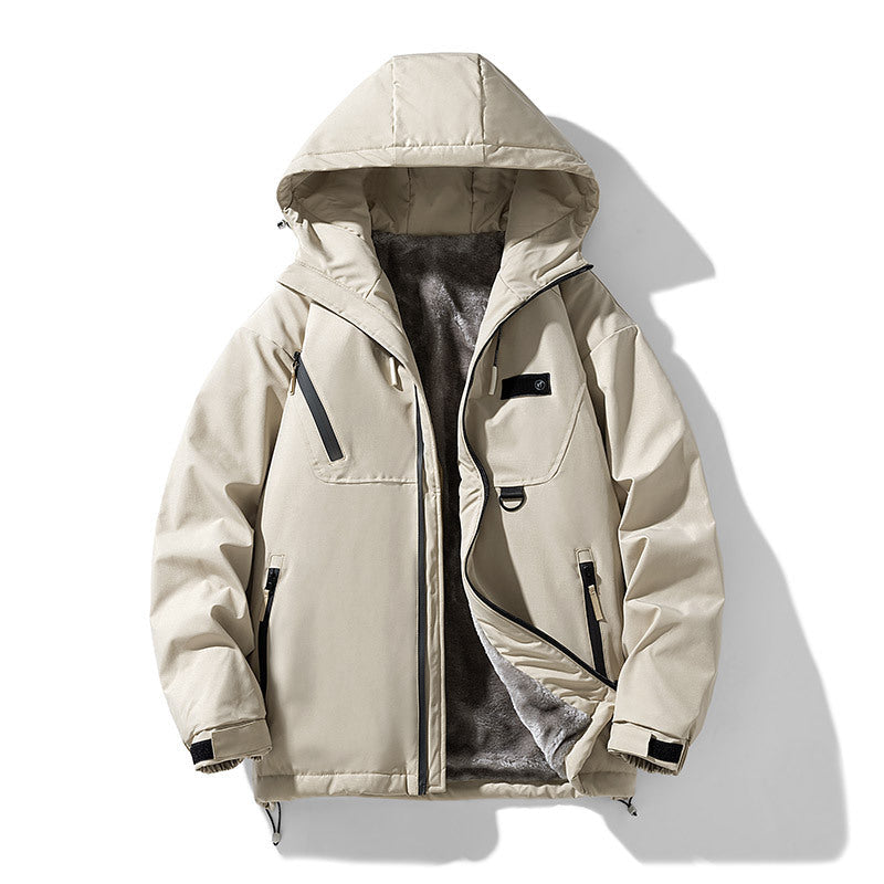 Veste thermique légère pour hommes avec capuche et doublure intérieure - Orven