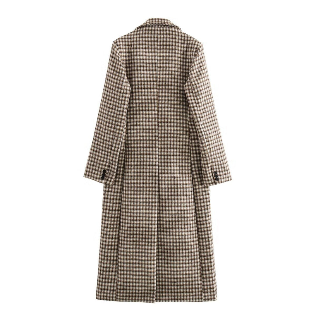 Manteau long en laine pour femme - Serane