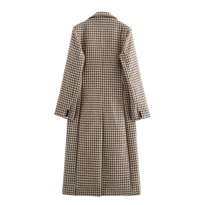 Manteau long en laine pour femme - Serane