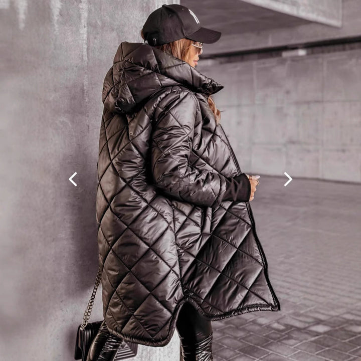 Veste longue matelassée au design urbain - Levia