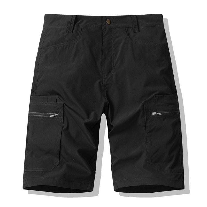 Short cargo avec poches et fermeture éclair latérale pour hommes - Erling