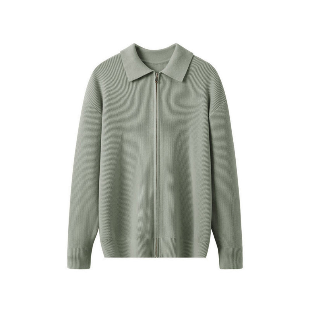 Gilet en maille avec col pour homme - Franco