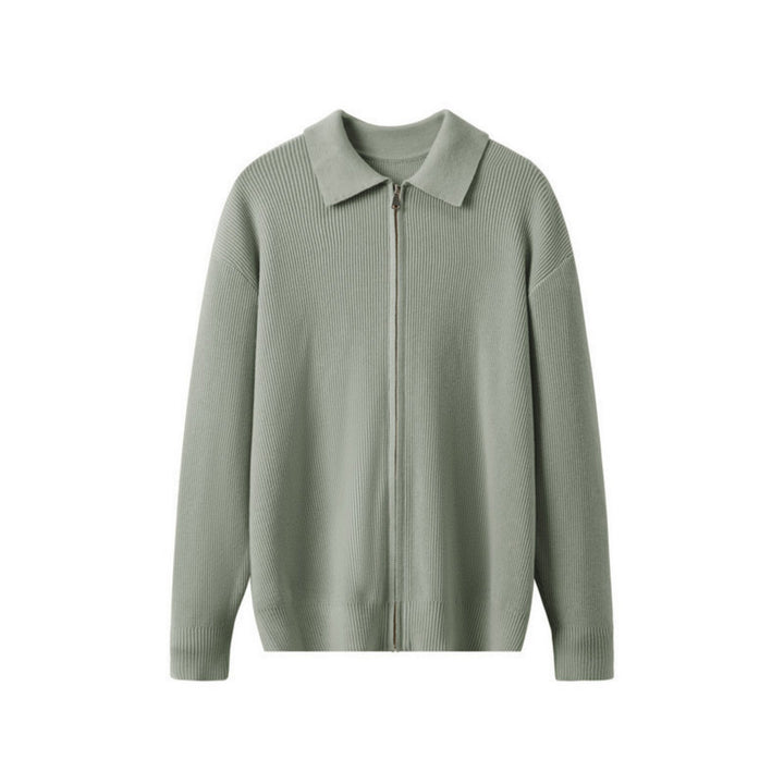 Gilet en maille avec col pour homme - Franco
