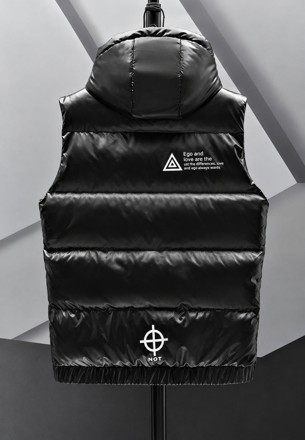 Doudoune sans manches homme capuche réglable finition brillante style urbain - Keldan