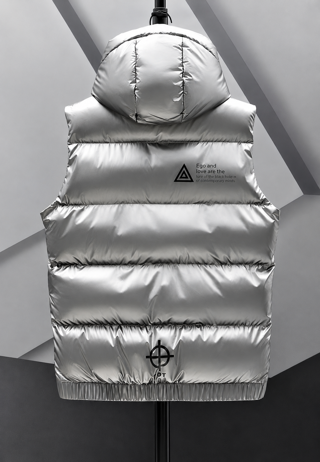 Doudoune sans manches homme capuche réglable finition brillante style urbain - Keldan
