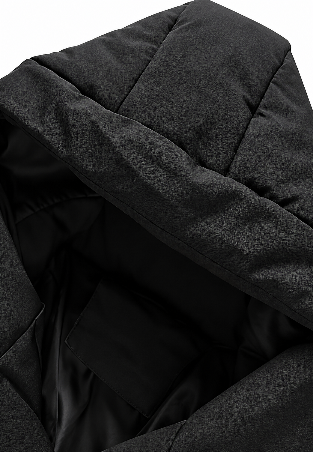Veste matelassée homme à capuche réglable coupe classique finition mate - Nereo