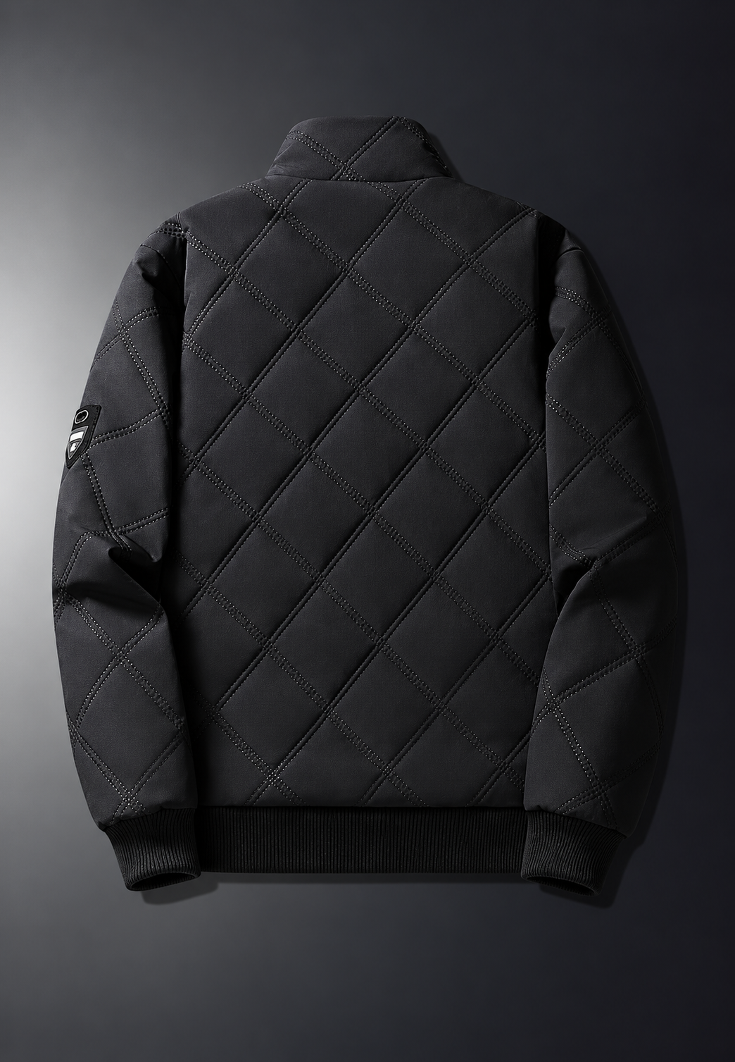 Veste matelassée pour homme à col montant, intérieur effet polaire - Valdemar
