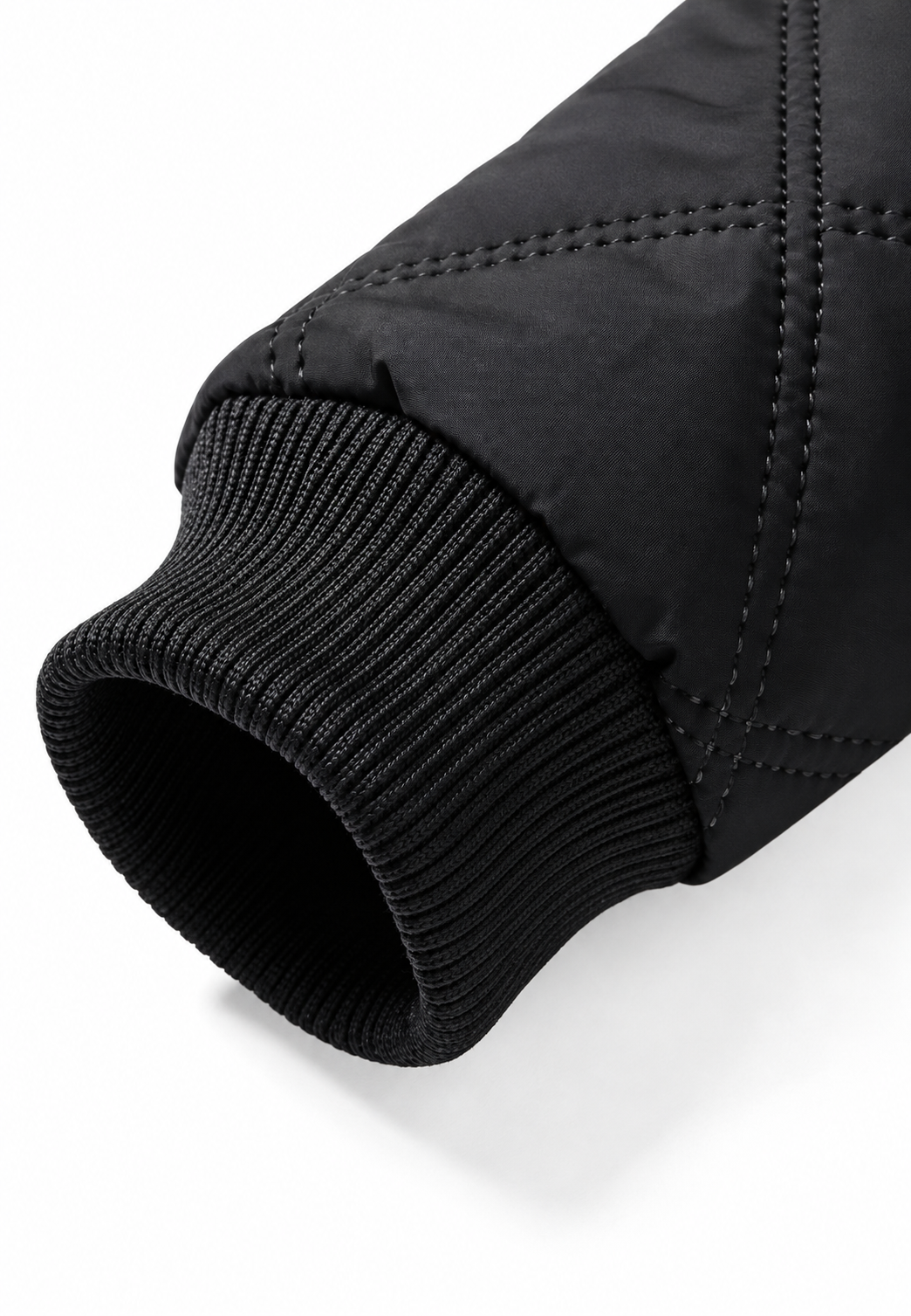 Veste matelassée pour homme à col montant, intérieur effet polaire - Valdemar