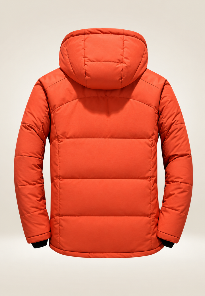 Veste matelassée outdoor homme à capuche et col montant - Stellan