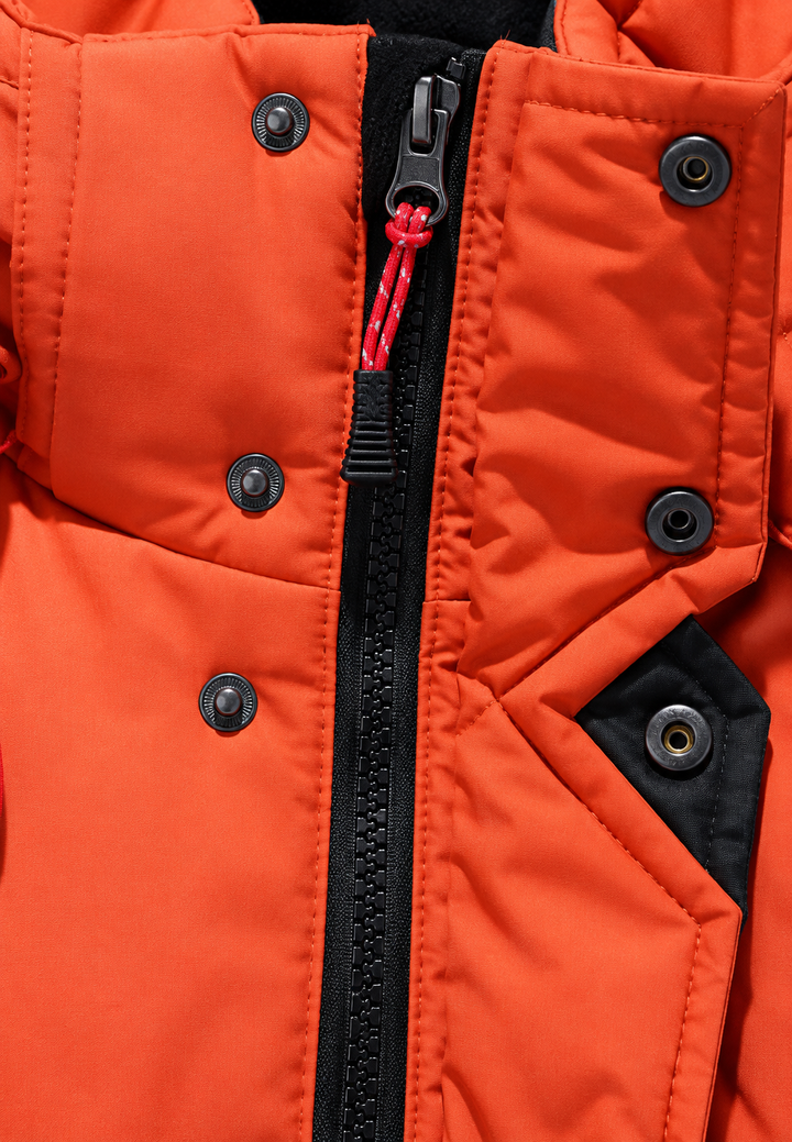 Veste matelassée outdoor homme à capuche et col montant - Stellan