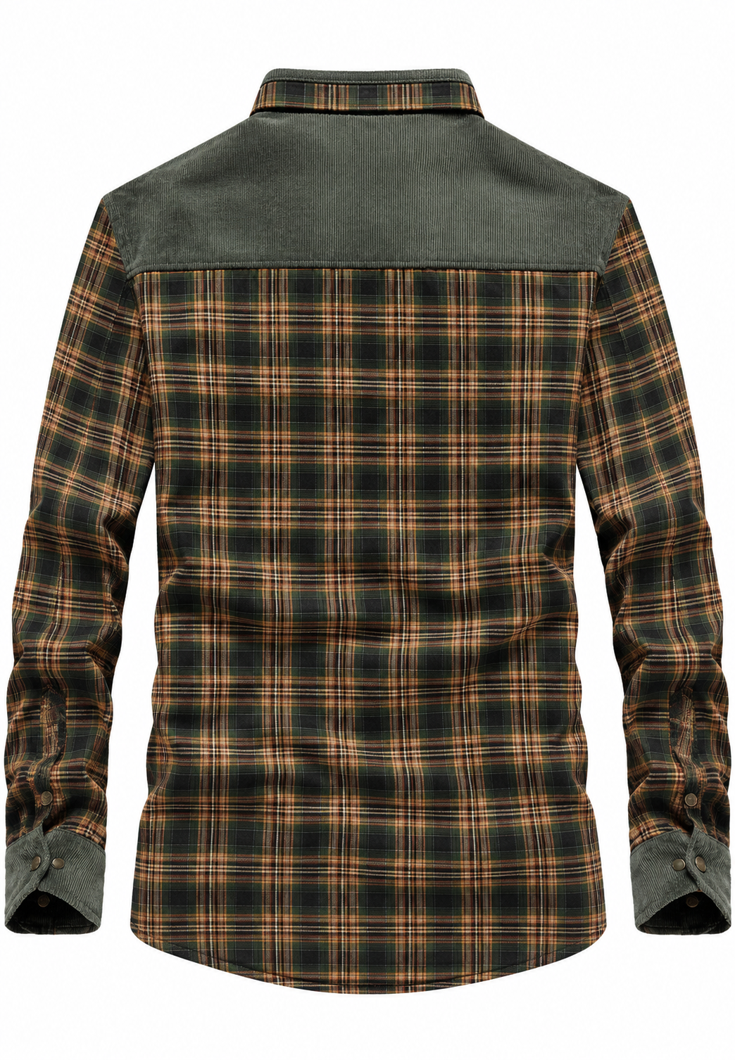 Surchemise homme à carreaux doublure effet mouton col montant - Valther