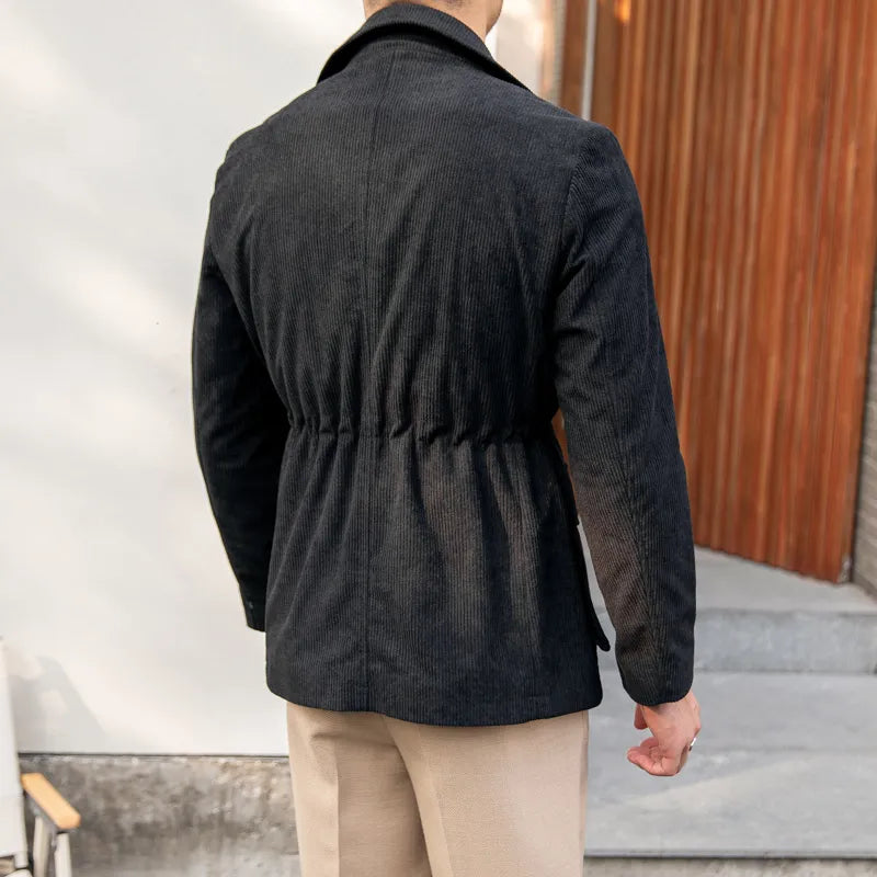Veste élégante en velours côtelé avec poches - Julien