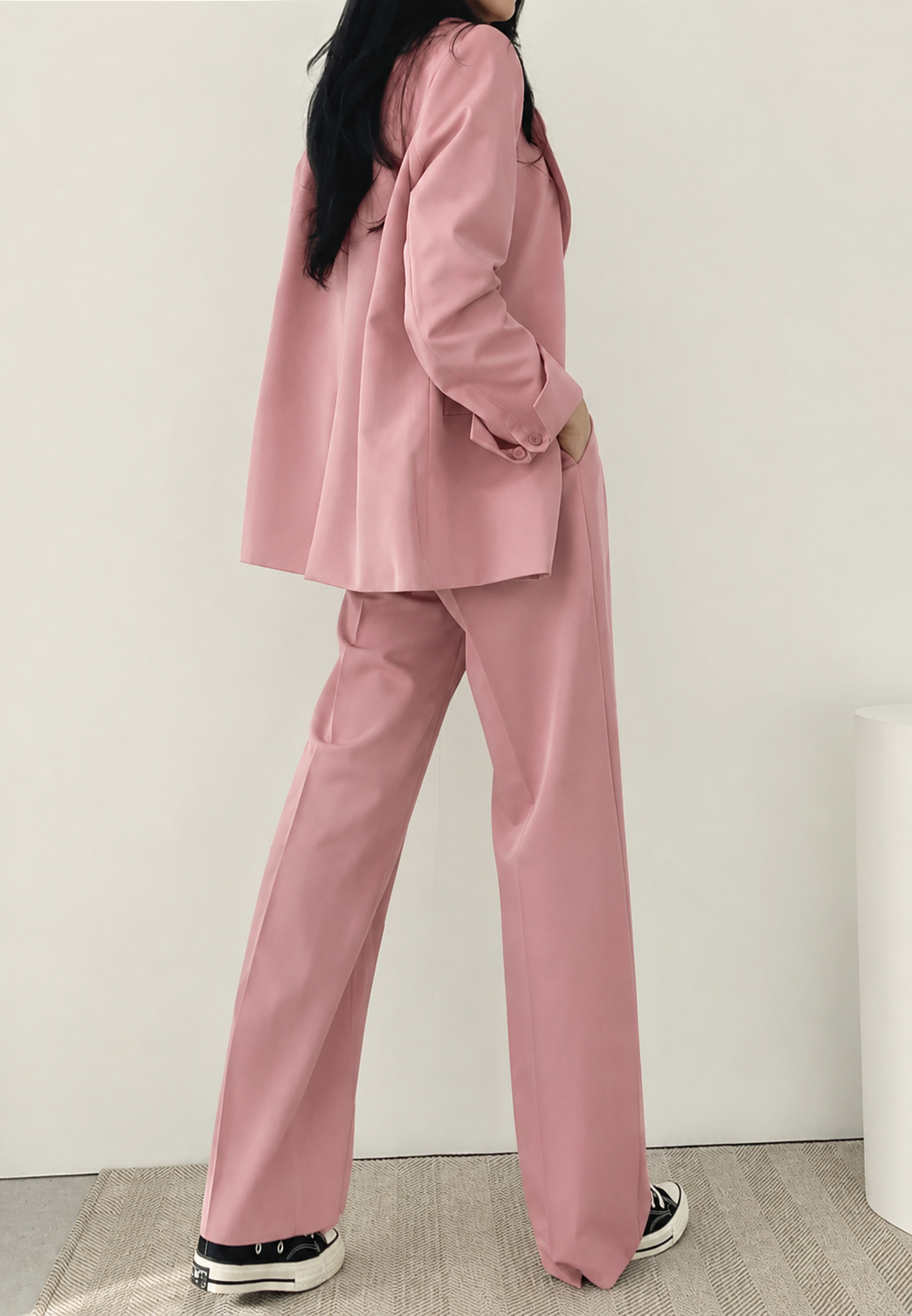 Ensemble deux pièces pour femme : blazer et pantalon droit - Athena