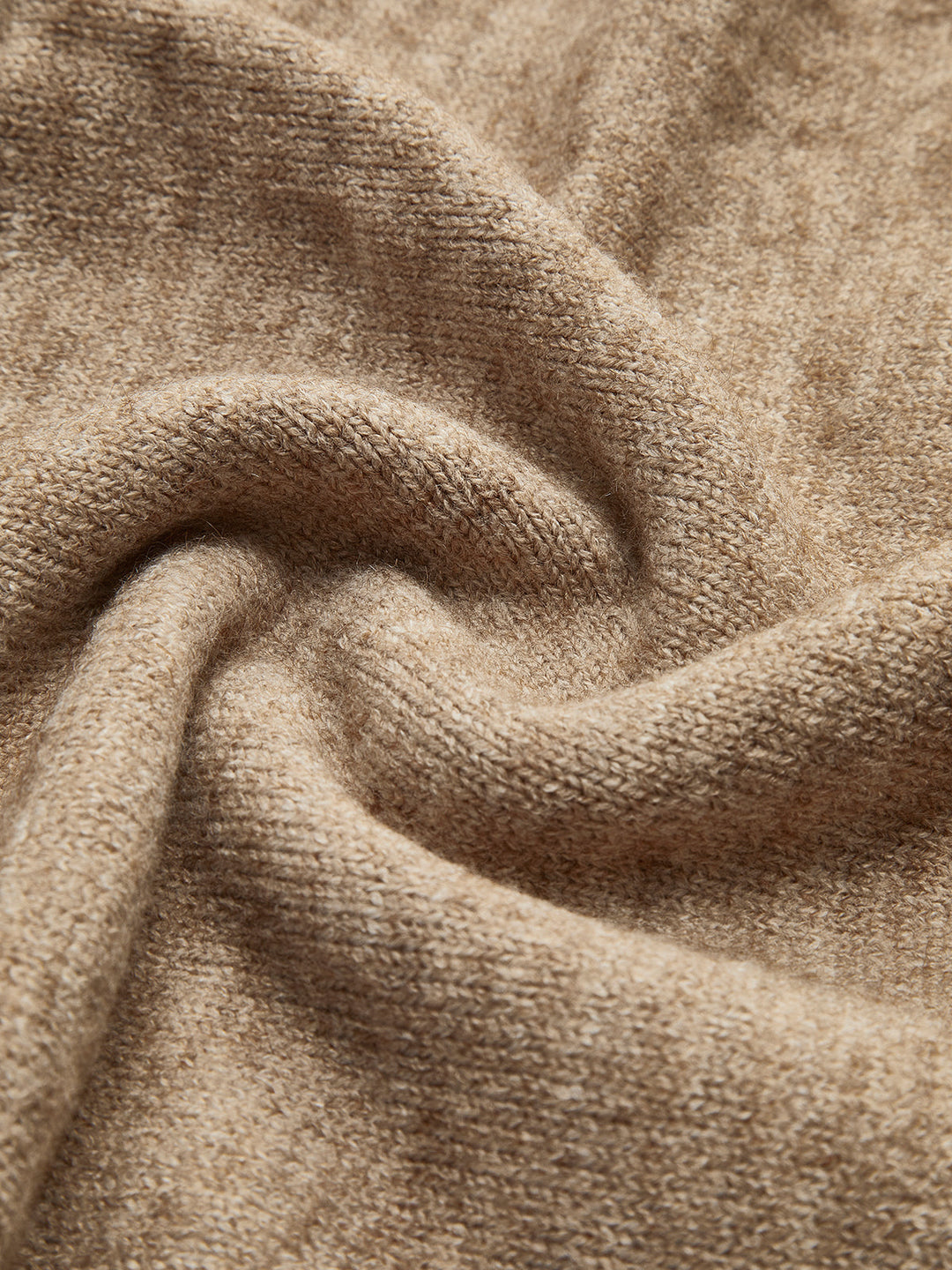 Ensemble en maille pour femme composé d'un pull à col roulé et d'un pantalon large - Elske
