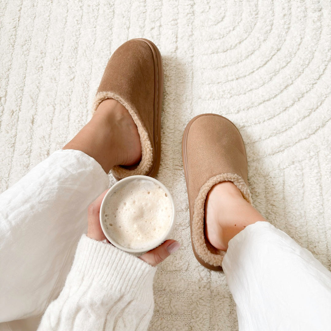 Chaussons en tissu pour femmes avec doublure en polaire - Yrsa
