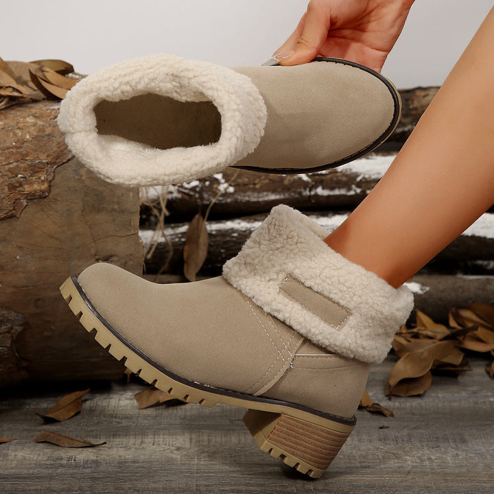Bottines pour femmes à doublure molletonnée - Lurean