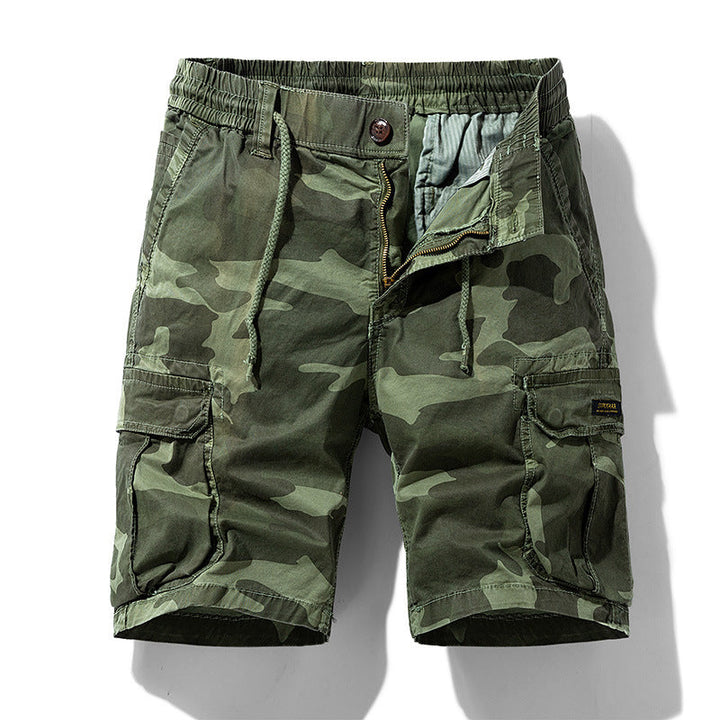 Short cargo camouflage avec poches latérales pour hommes - Carson