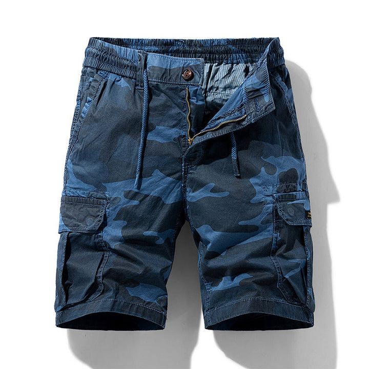 Short cargo camouflage avec poches latérales pour hommes - Carson