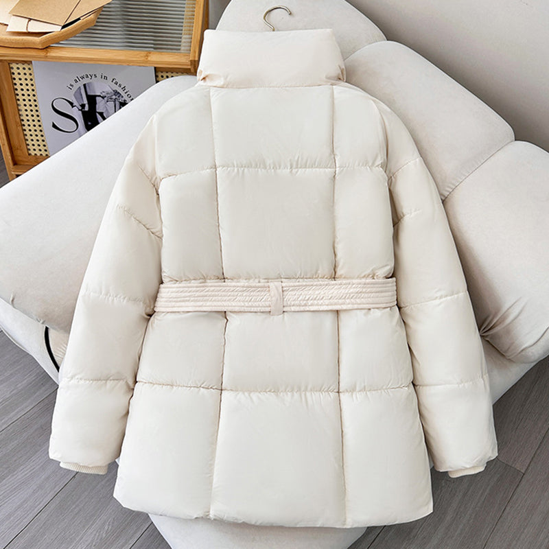Manteau d'hiver tendance pour femmes avec ceinture réglable - Freja