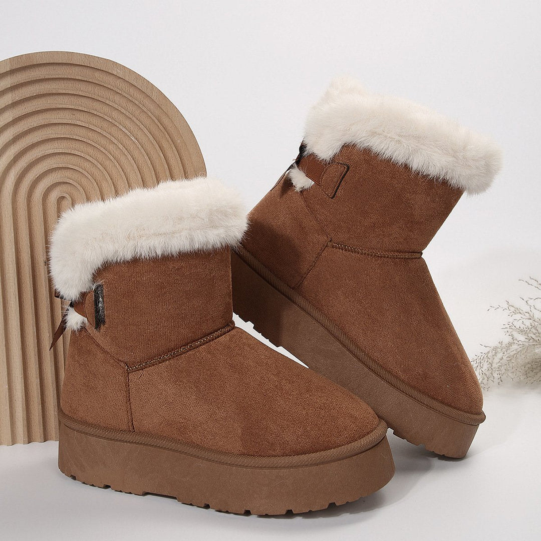Bottines d'hiver pour femmes à effet serein - Yureli
