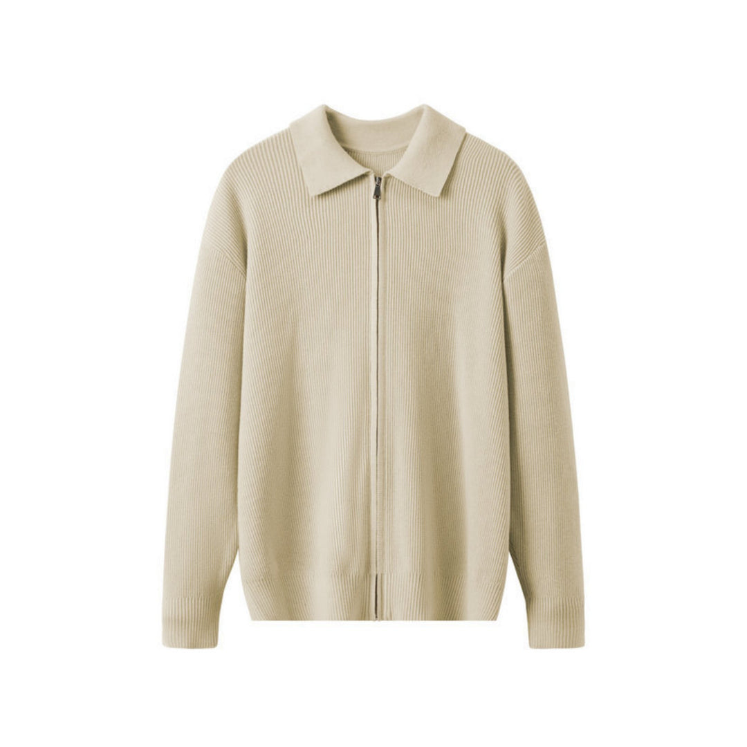 Gilet en maille avec col pour homme - Franco