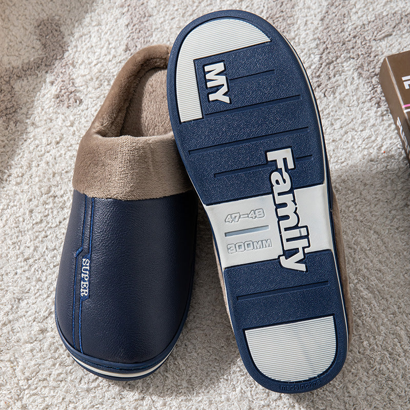 Chaussons homme effet peluche - Norvak